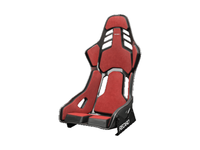 Recaro Podium Alcantara® rot Leder schwarz | © HS Motorsport