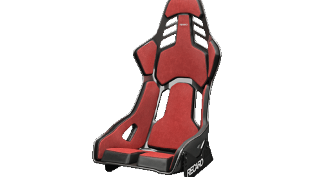 Recaro Podium Alcantara® rot Leder schwarz | © HS Motorsport