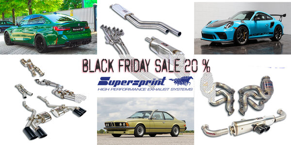 Black Friday Sale auf Supersprint